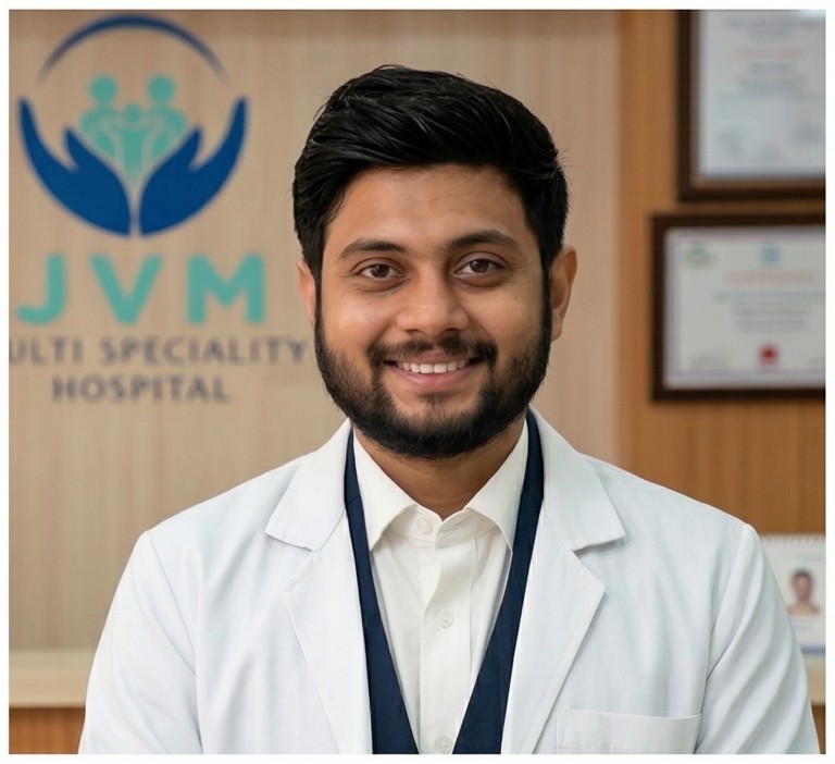 Dr J Pavan Kumar General Physician Guntur - JVM Hospital